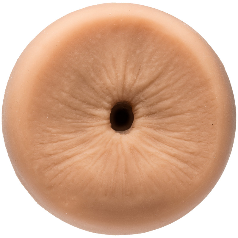 Ultraskyn Anal Ribbed Masturbator Anal Gay Stroker Adjustable Man Squeeze Beige gallery