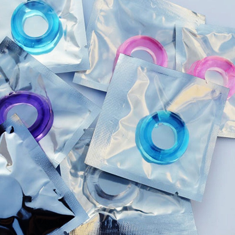 Cock Ring Stay Hard Penis Enhancer 3 Pack Erectile Dysfunction Sex Toy Men ED gallery