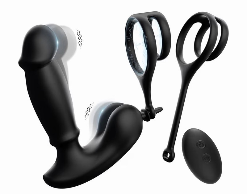 Tracy&rsquo;s Dog Anal Plug Vibrator – Prostate Massager Realistic Butt Plug Vibrators