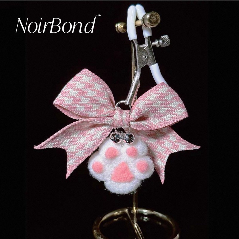 Adjustable Nipple Clamps Body Jewelry with Cute Decorations