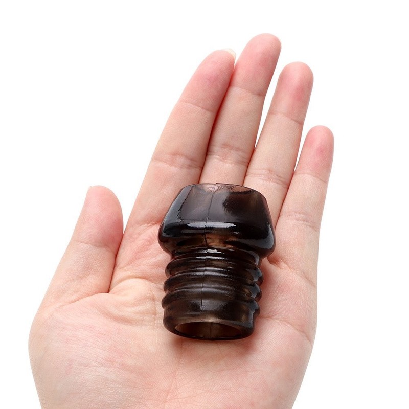 Foreskin Penis Cock Ring Sleeve Prolong Delay Premature Ejaculation Men Enhancer gallery