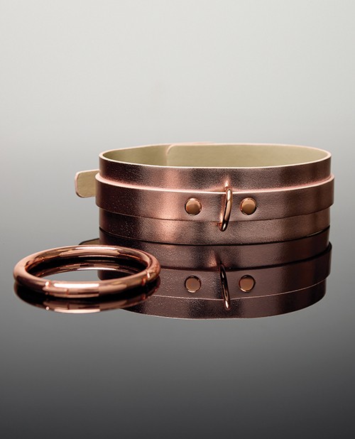 Pleasure Collection Adjustable Collar - Rose Gold gallery