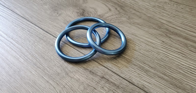 Anodized Aluminum Round Cockring Cock Ring – Red, Blue, Purple, Copper Colors