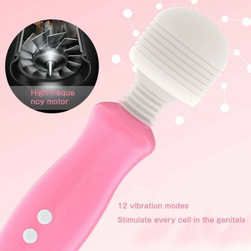Rechargeable-12-Modes-Vibrator-Clit-G-Spot-Dildo-Massager-Orgasm-Women-Toy-NEW gallery