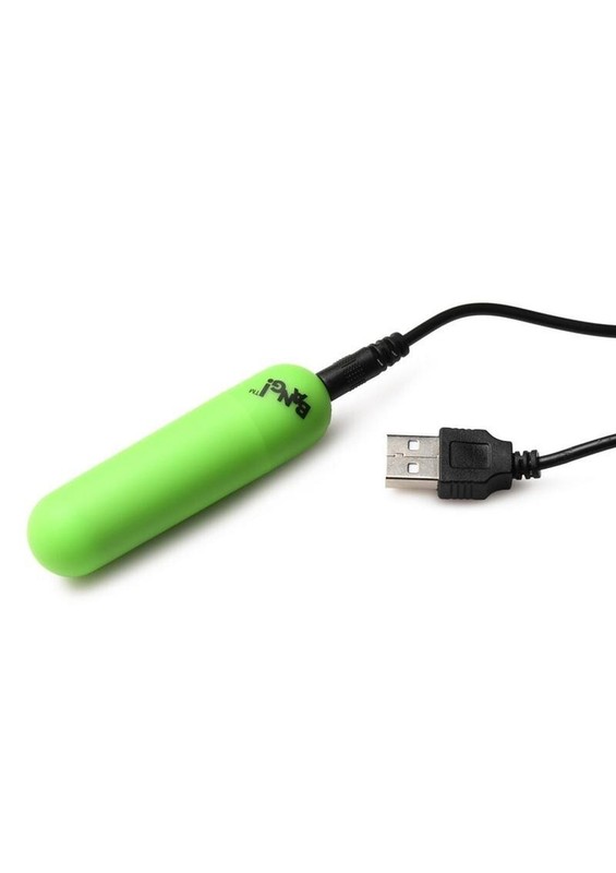 Bang! Glow-In-The-Dark Bullet Vibe Green - Silicone Clitoral Vaginal Vibrator gallery