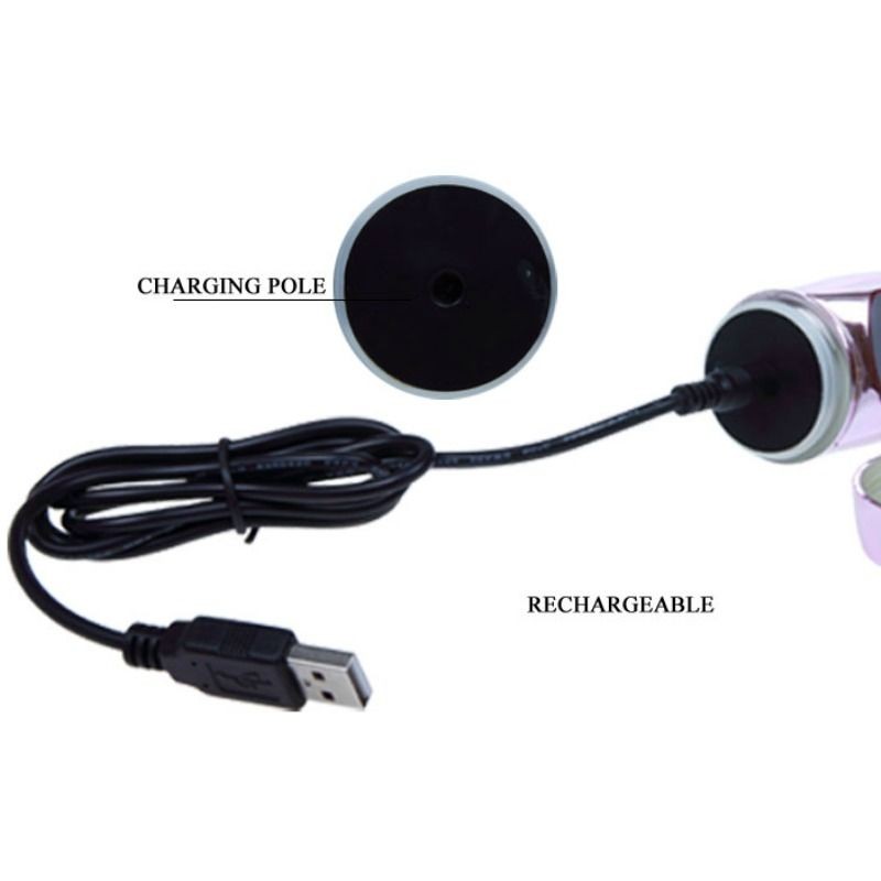 BAILE Rechargeable Vibrator With Butterfly Stimulator Rotations And Throbbing gallery