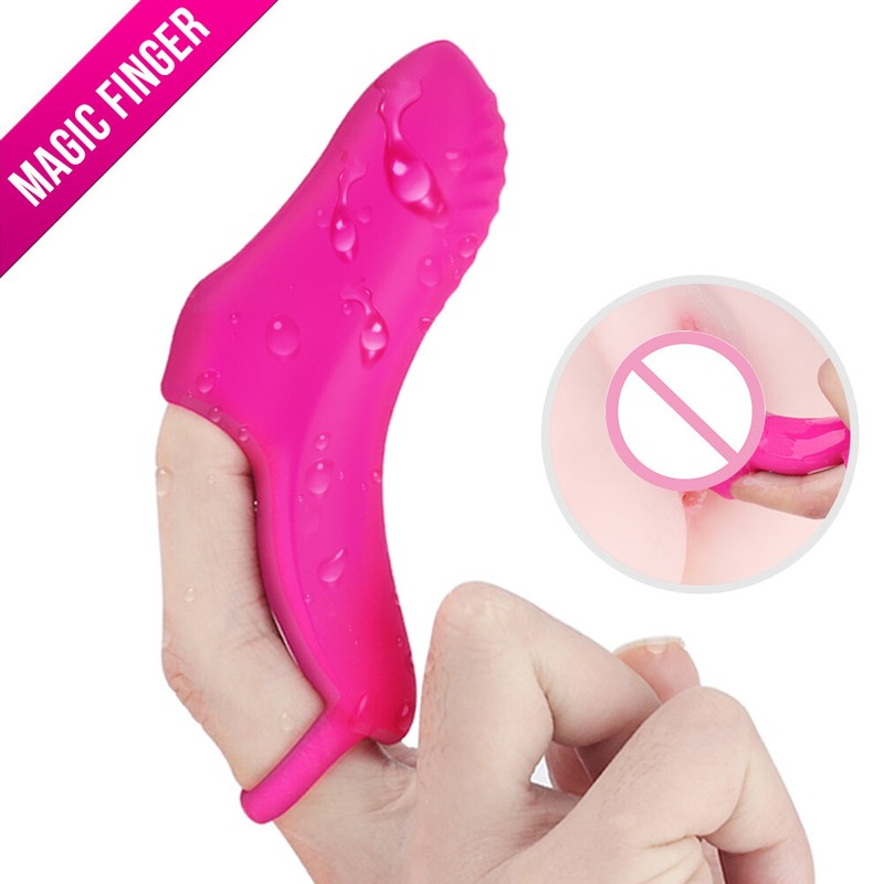 Rechargeable-Sex Toys For Women Finger Vibrator Massager Clit G-spot Stimulator