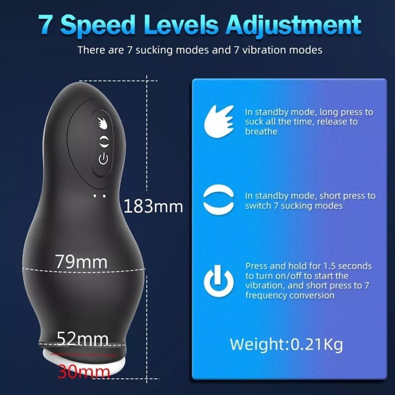 Automatic Handsfree Male Masturbator Cup Stroker Pocket Pussy Sex Toy for Men