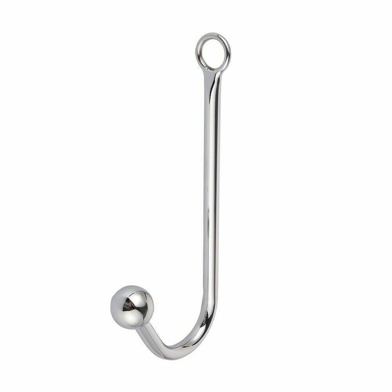 Stainless Steel Anal Butt Plug 3 Ball Hook Metal Anus Dildo Sex Toys for Women