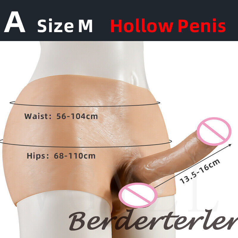 Skin Feeling Hollow/Solid Silicone Strap on Realistic Dildo Pants Huge Big Penis gallery