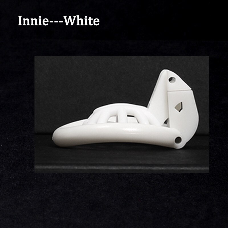 Cobra Chastity Device Positive Negative With 4 Penis Rings Super Small Cock Cage