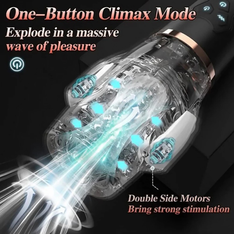 New THE MALE ROSE 2 Rotating Vibrating Masturbator Automatic Blowjob Toy for Men gallery