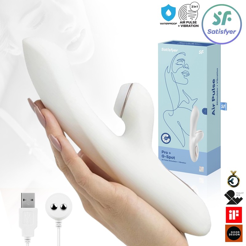 Satisfyer Pro+ G-Spot – Rabbit Vibrator Clitoral Sucking Massager G-Spot