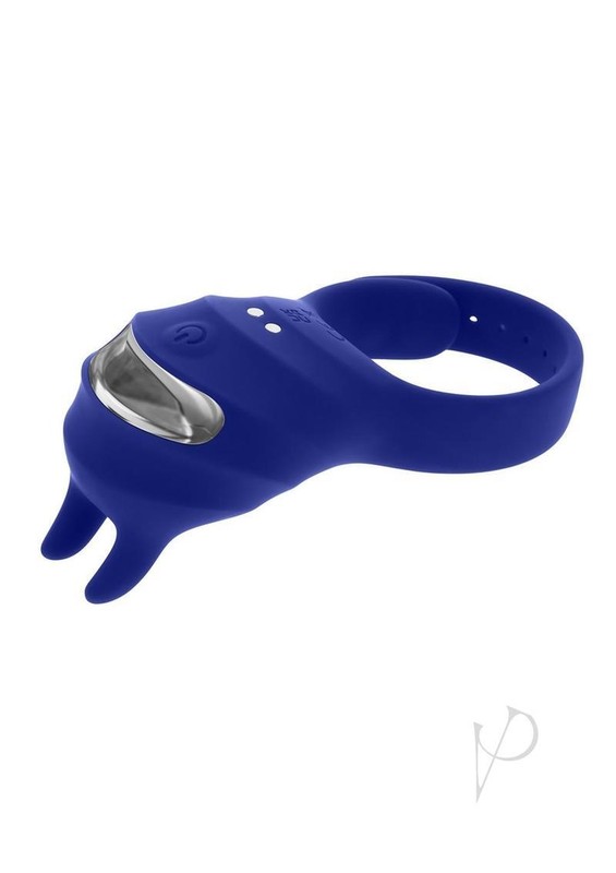 Zero Tolerance Adjustable Fun Ring Rechargeable Silicone Cock Ring - Blue gallery