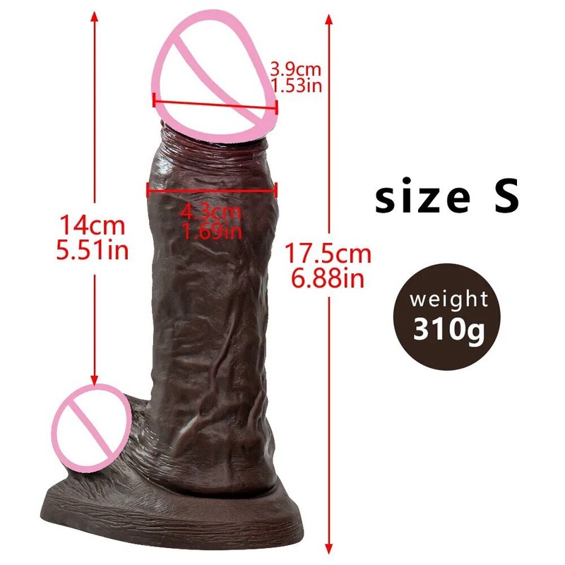 Super Huge Dildo Realistic Silicone Penis Dildo With Thick Glans Cock Sex Toys