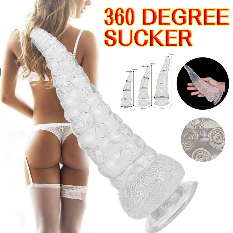 3 Sizes Tentacle Sex Toys for Women Huge Monster Dildo Hand-Free Anal Butt Plug
