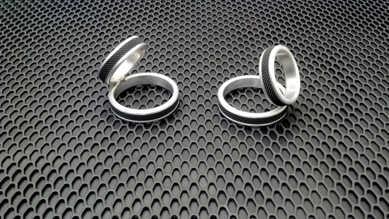 GRIPZ Style 60 Degree Double Rings in Aluminum