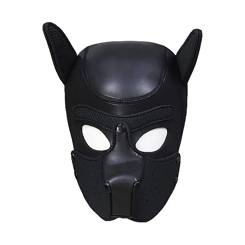 Ouch Puppy Play Neoprene Puppy Hood Blk gallery