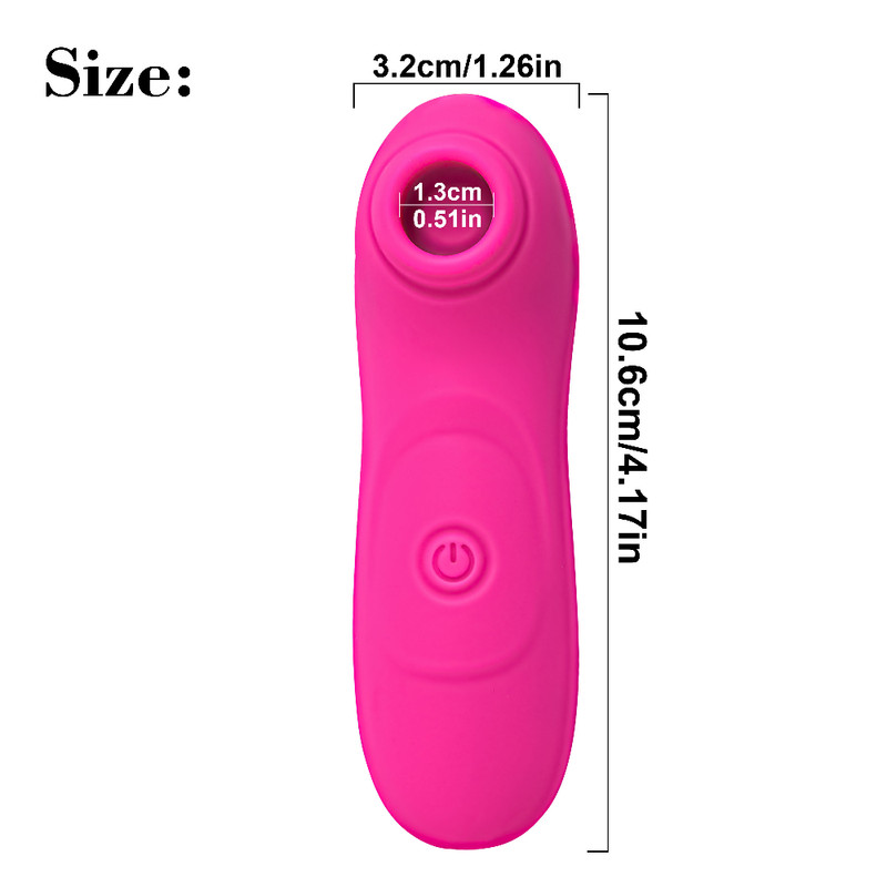 Pink Silicone Vibrator Dildo Sucking Clit Massager Stimulate Sex Toys for Women gallery