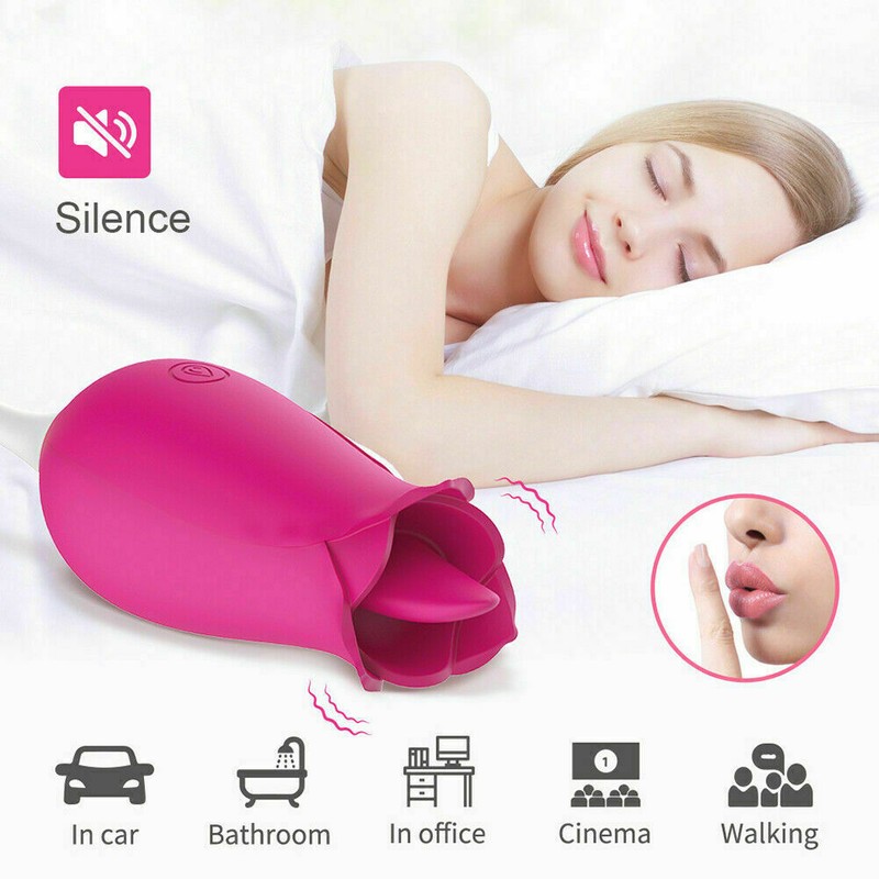 Red Electric Vibraging Clit G-Spot Simulator Vibrator Nipple Breast Massager gallery