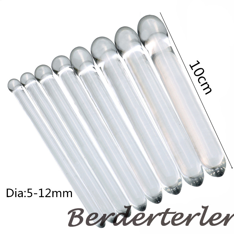 5-12mm Glass Urethral Dilatator Stretching Plug Stimulation Male Penis Sex Toys gallery