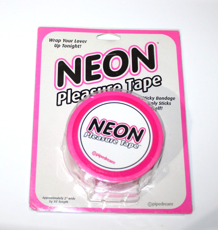 Neon Pleasure Tape Pink New in Package Bondage Play N3