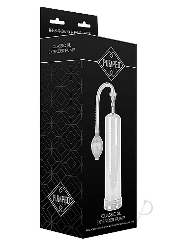Pumped By Shots Classic Extra Large Extender Penis Pump – Clear