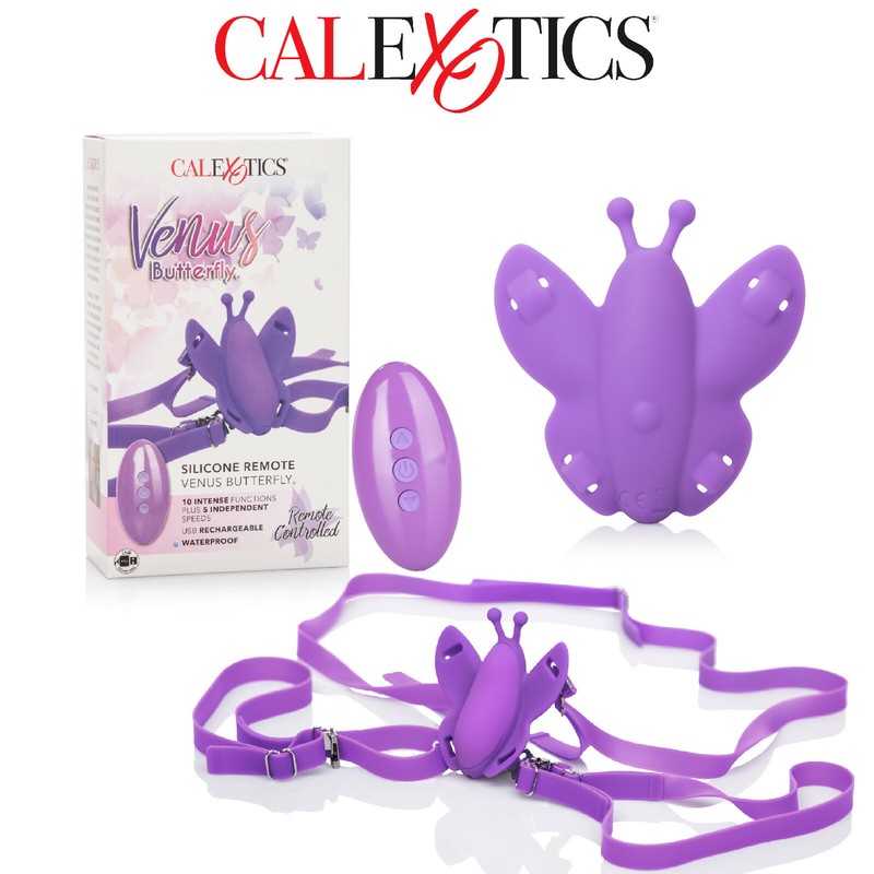 CalExotics Remote Wirelees Butterfly Vibrator Wearable Clitoral Women Sex WP