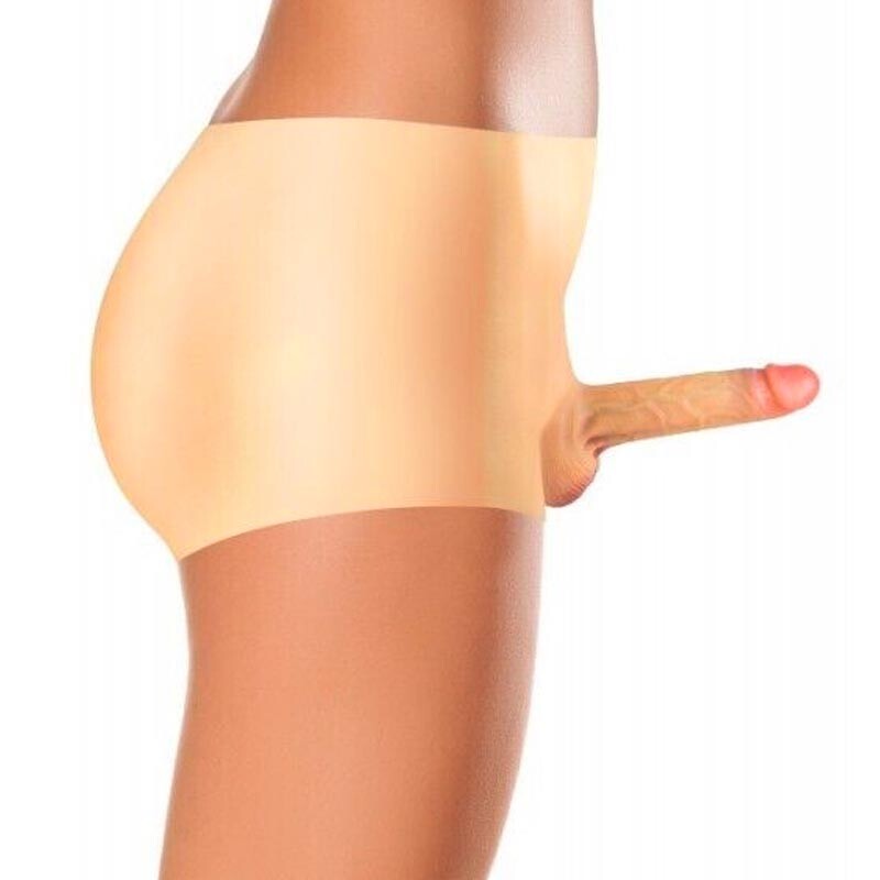 Realistic Strap on Lesbian Silicone Pants Dildo G-Spot Men Penis Panties Sex Toy