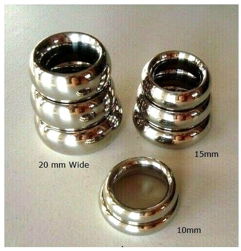 Solid Stainless Steel Donut Cock GLANS HEAD / SHAFT Rings - 21 Ring Sizes!