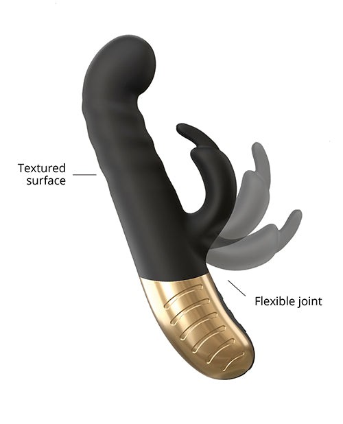 Dorcel G-Stormer Thrusting G Spot Rabbit - Black/Gold gallery