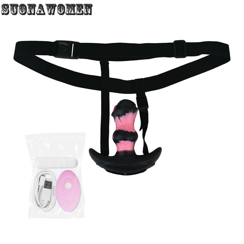 Erotic Silicone Anal Trainer Wearable Dildo Vagina Massager Fantasy Adult Toys gallery