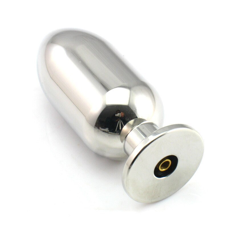 Heavy Metal Anal Plug Stainless Steel Anal Device Gay Fisting Douche Sex Toys