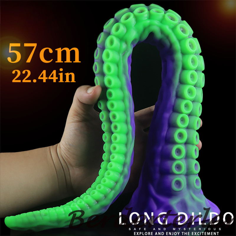 37-57cm Long Anal Dildo Tentacle Silicone Butt Plug Vagina Anal Dilator Sex Toys