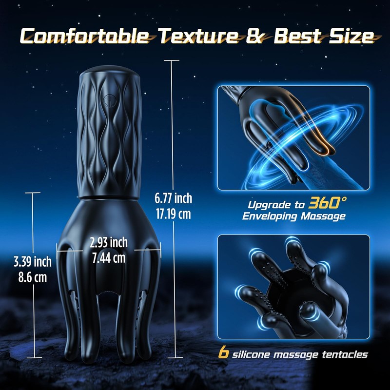 Male Masturbator Sex Toys for Men Male Sex Toy with 3 Strength 7 Vibration M... gallery