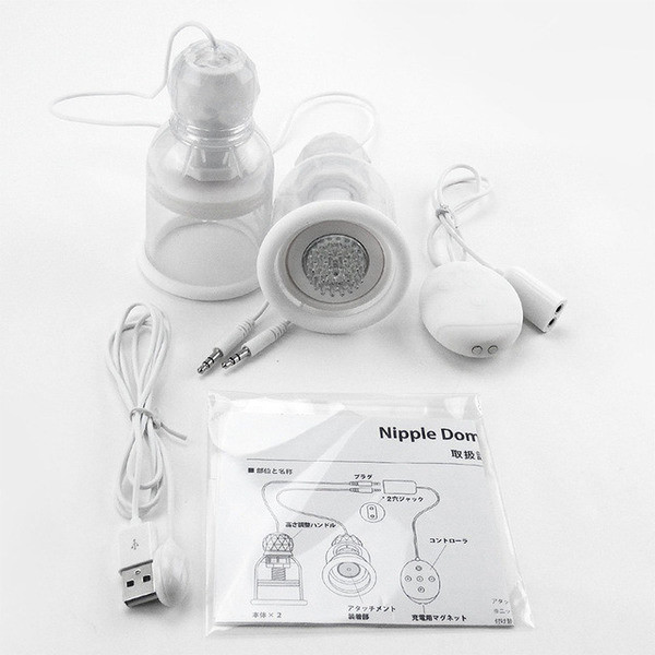 Lady Nipple Stimulation Sucker Licking Vibrator Breast Enlargement Chest Massage