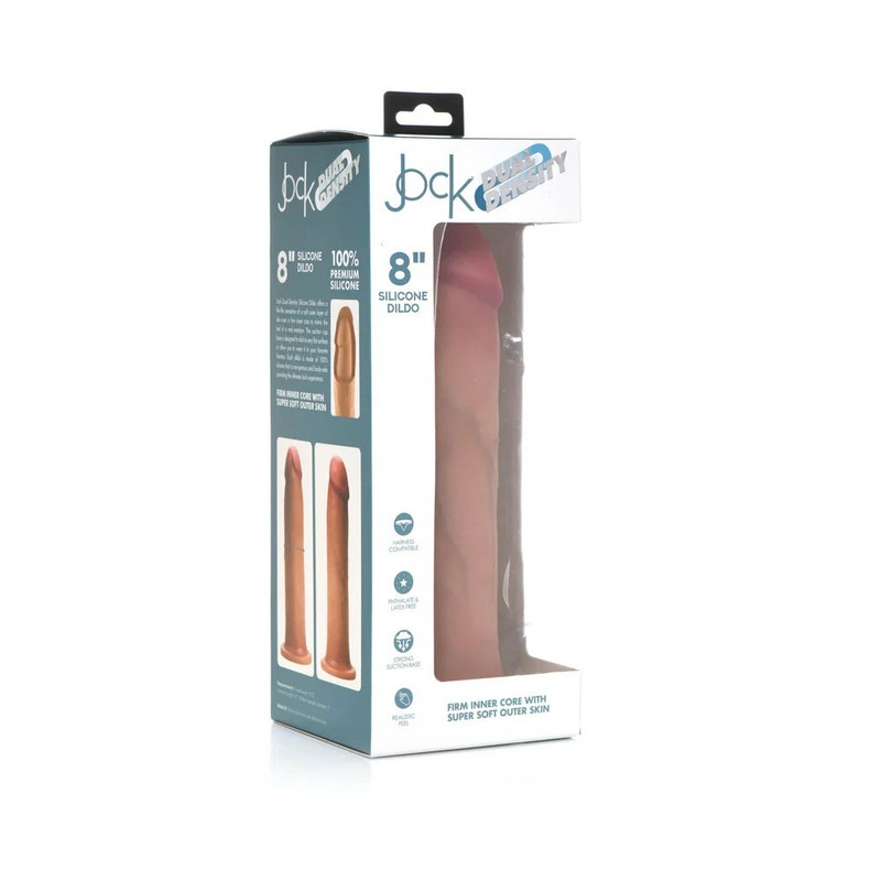 Jock Dual Dens 8in Silicone Dildo