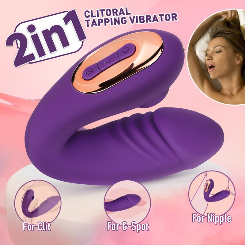 Vibrator Bullet G-Spot Dildo Clit Massager Rechargeable Sex Toy for Women Couple gallery