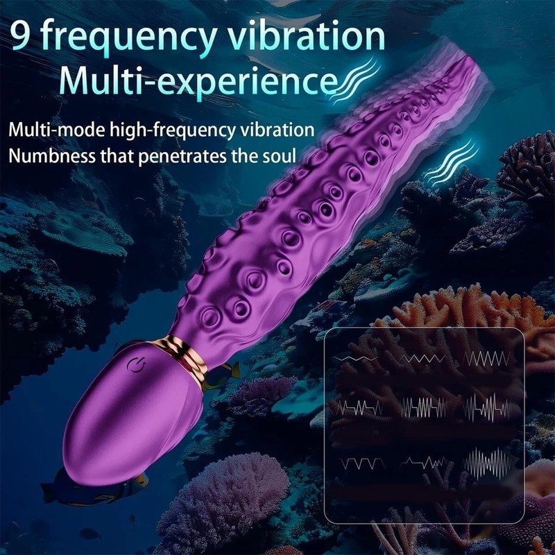Rotating Vibrating Realistic G-Spot Dildo Octopus Anal Vagina Sex Toys Vibartor gallery