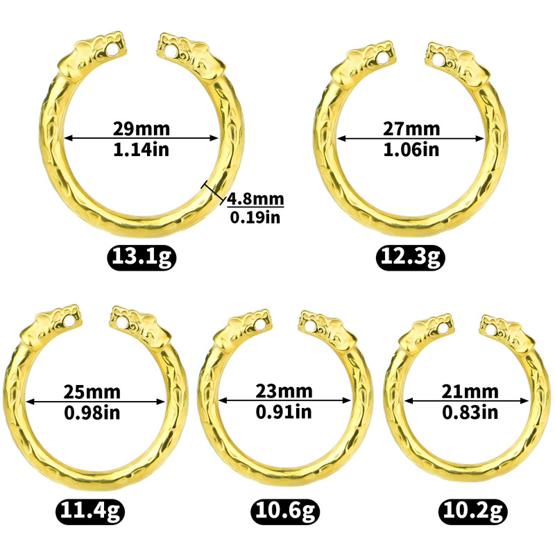 Male Stainless Steel Metal Silver Cock Rings Penis Enhancer Glans Rings Sex Toys gallery