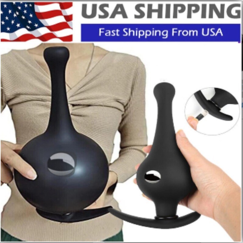 Male-Extra-Huge-Inflatable-Prostate-Anal-Sex-Butt-Plug-Dildo-Bead-Men-Women-Toys