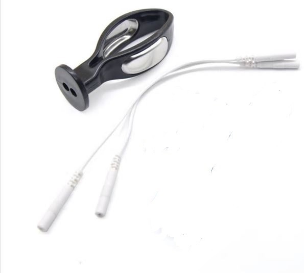 Anal Plug Butt E-Stim Ring Flirting Shock G-Spot Sex Toy for Men Women
