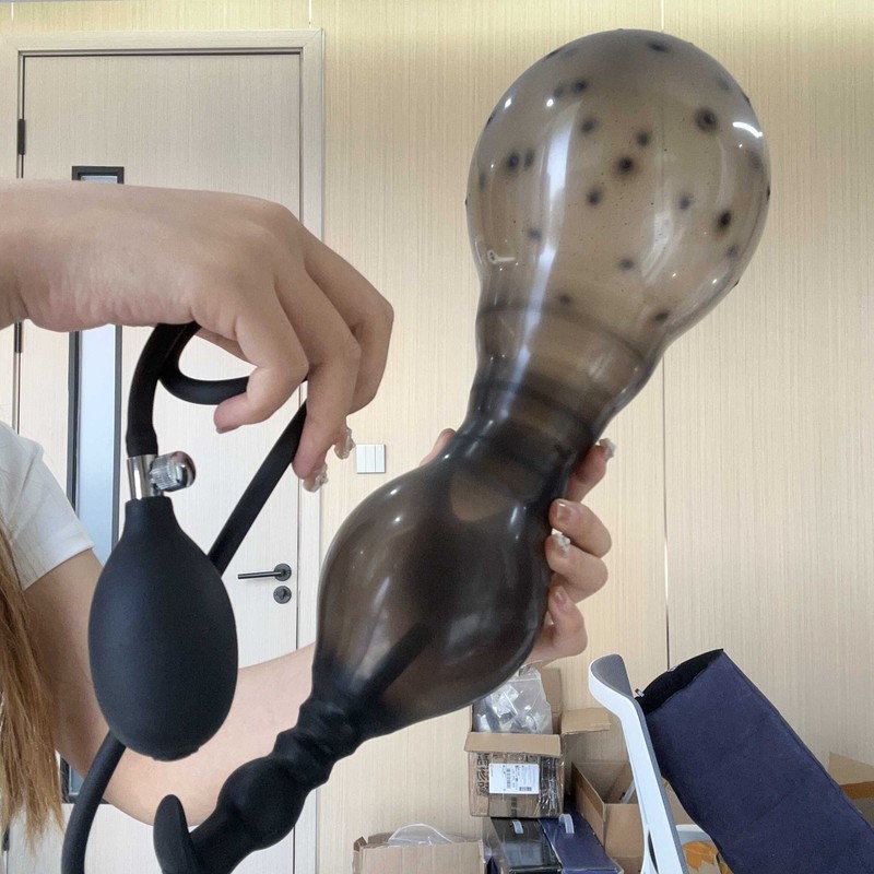 Huge Inflatable Plug Large Butt Plug Dilator Balls Dildo Vaginal Anus Expansion gallery