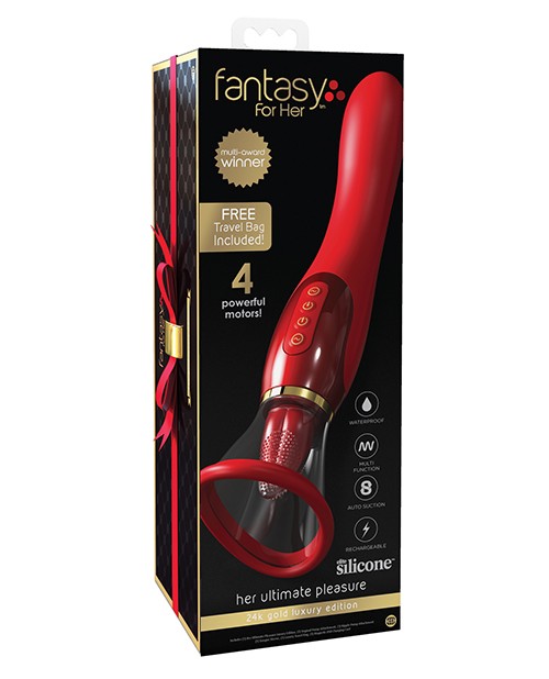 Fantasy For Her Ultimate 24k Gold Luxury Edition W/travel Bag Luxury Box – Red