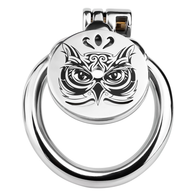 Curved Chastity Cage Negative Cock Device for Men Flat Penis Cage Lifelike FRRK