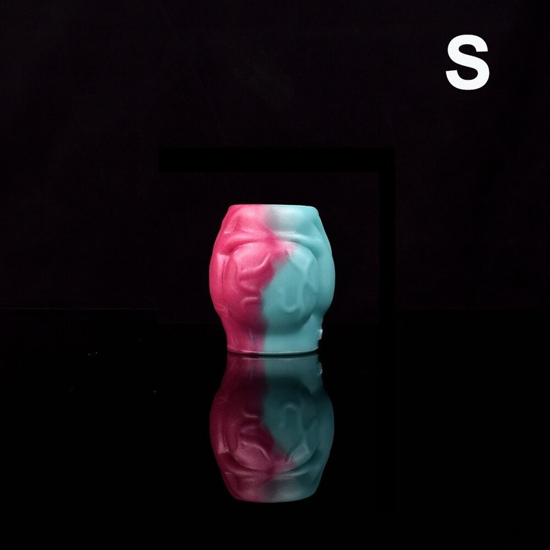 Soft Silicone Knot Dildo Penis Sleeve Enlargement Cock Ring Strechable Sex Toys