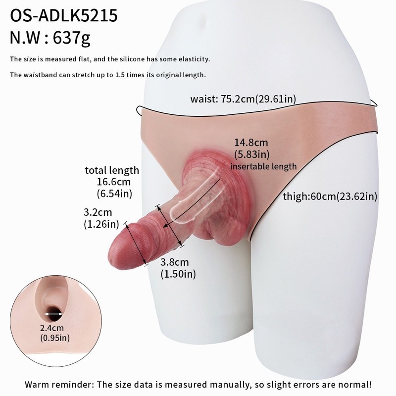 Soft Reusable Hollow Silicone Strap On Sleeve Wearable Extension Sex Toy for Men gallery