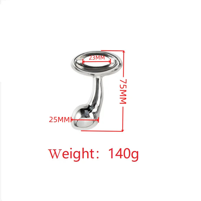 Heavy Stainless Steel Anal Beads Butt Plug Anal Beads Pull Ring Insert Vaginal gallery
