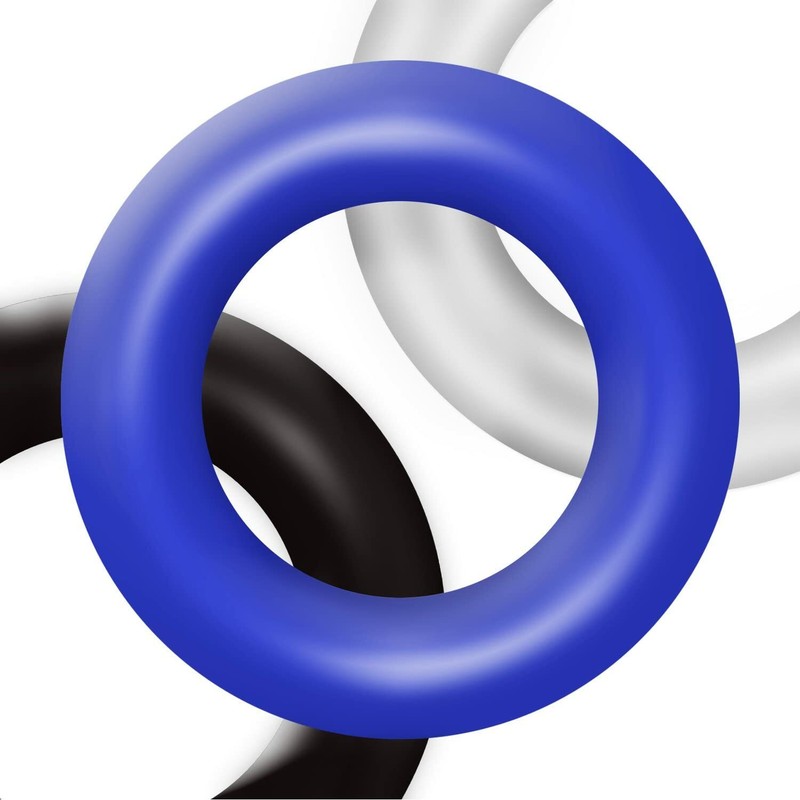 3PK Cockring Cock Ring Male Penis Erection Enhancer Band Silicone Stay Hard gallery