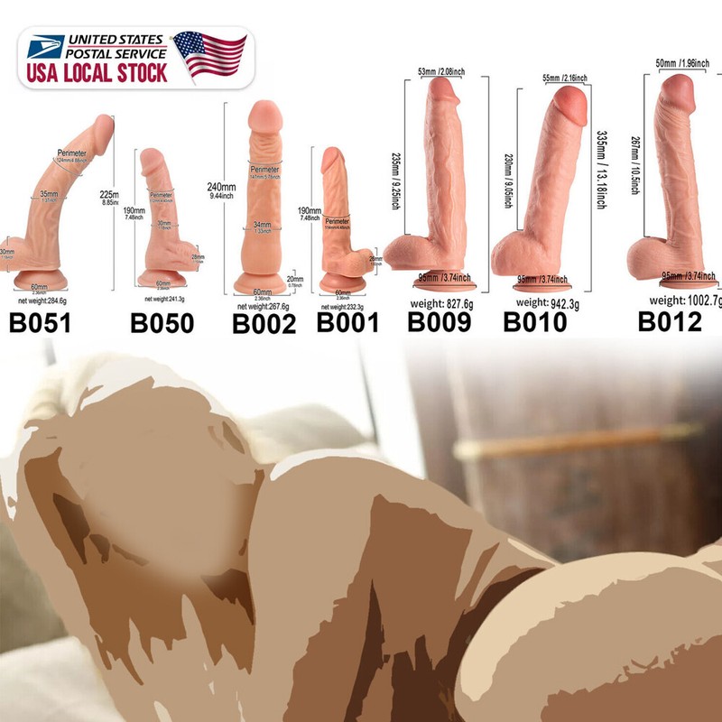 Realistic Dildo Small/Big Cock Sucktion Cup Anal Vagina Sex-Toys for Women Men